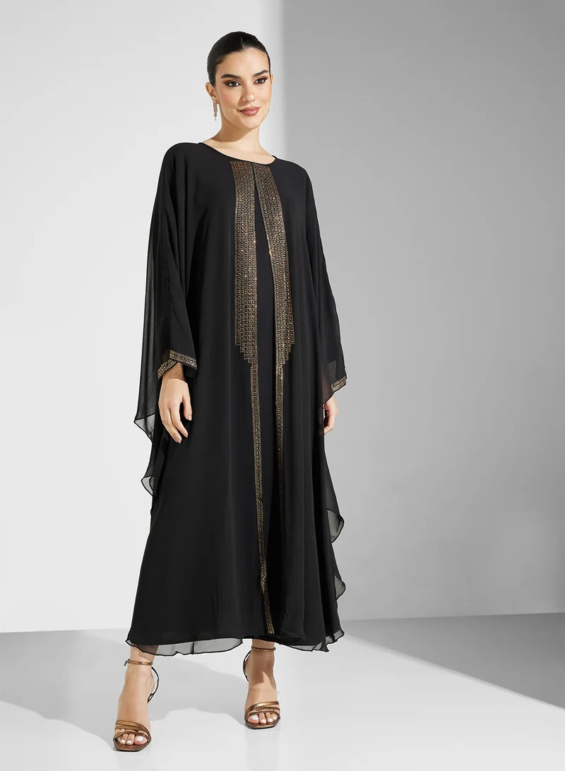 ارابيان كلوزيت 2 Piece Embellished Abaya