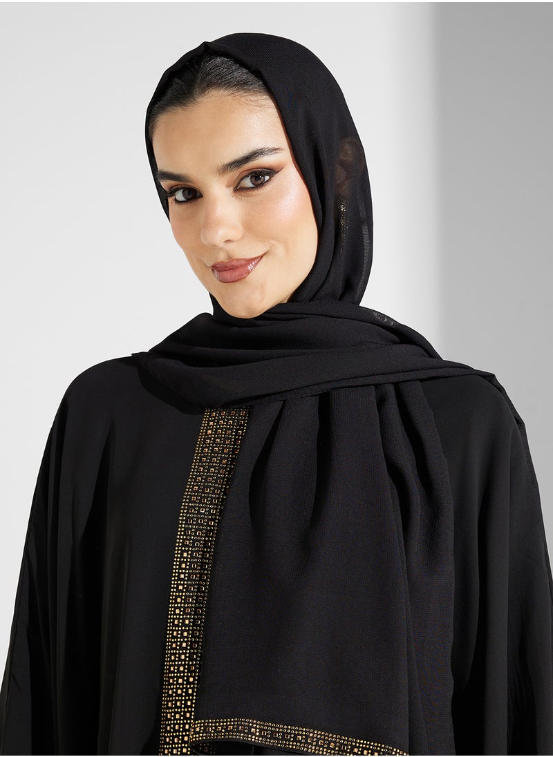 ARABIAN CLOSET 2 Piece Embellished Abaya  - Image 4