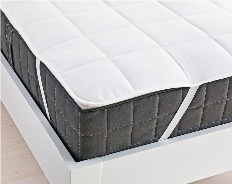 Rajasthan Crafts Microfiber Waterproof and Dust Proof Double Bed Mattress Protector (White, 72X78 Inch) - Image 2