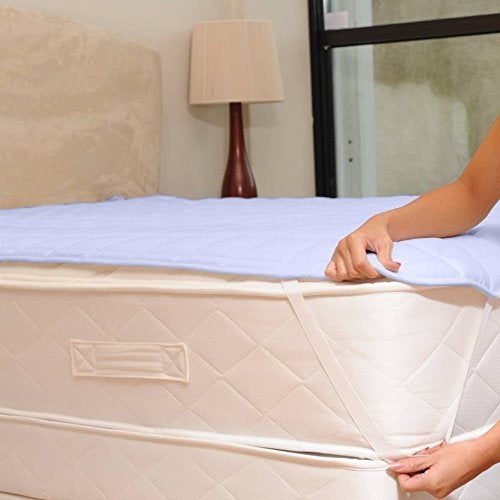 Rajasthan Crafts Microfiber Waterproof and Dust Proof Double Bed Mattress Protector (White, 72X78 Inch) - Image 3