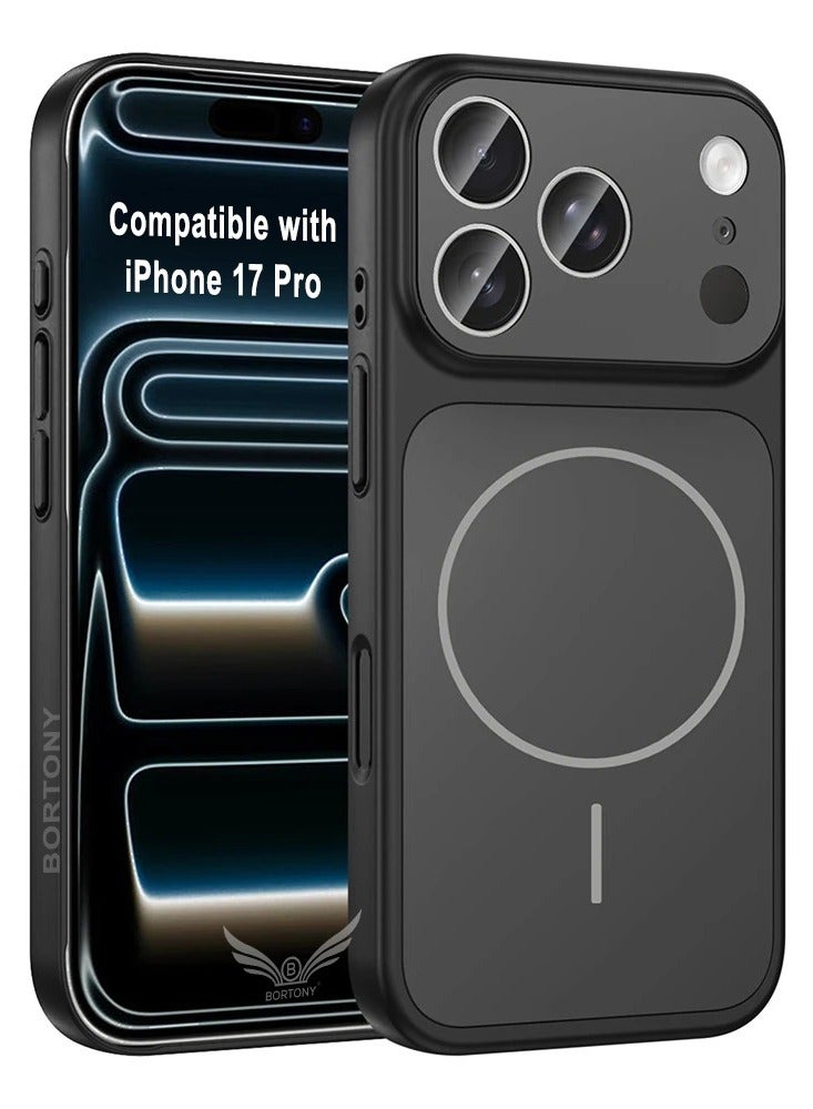 BORTONY iPhone 17 Pro Magsafe Case Ultra Thin Mate Cover for iPhone 17 Pro Camera Protection Slim Design Hard Phone Case for iPhone 17 Pro 6.3 inch - Image 1