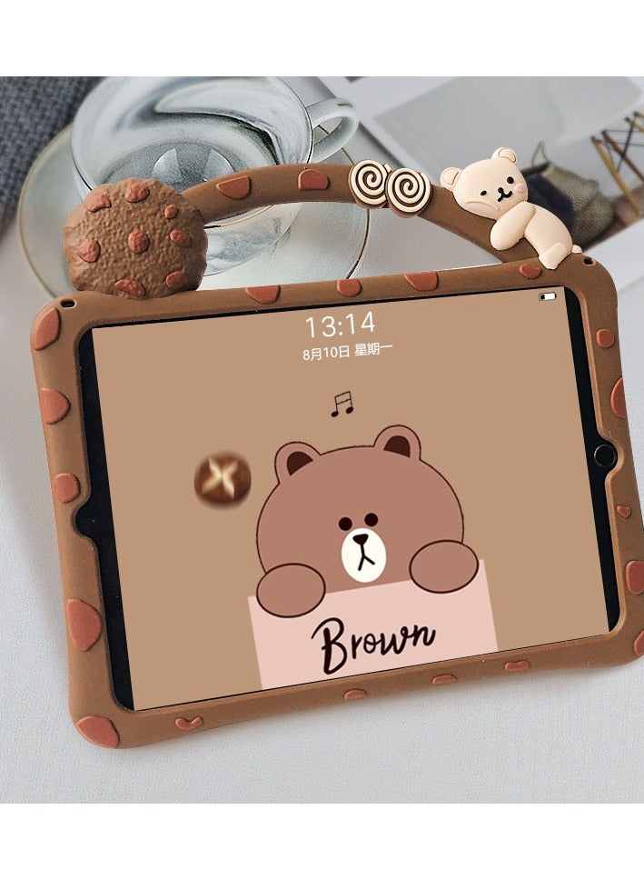 General Protective case for iPad 9th gen/8th gen/7th gen 10.2 inch Kawaii cute 3D design Soft cover Cool and fun Unique folio swivel stand  - Image 2