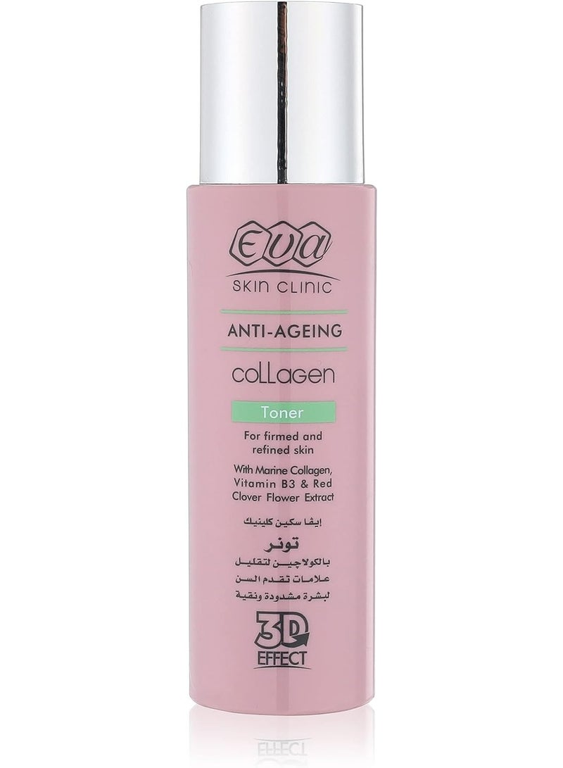 Eva Skin Clinic Collagen Anti-Ageing Collagen Toner for Firmed and Refined Skin - 200ML - Image 1