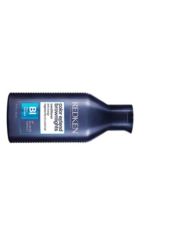 Redken Color Extend Brownlights Blue Toning Conditioner 300ml - Image 2