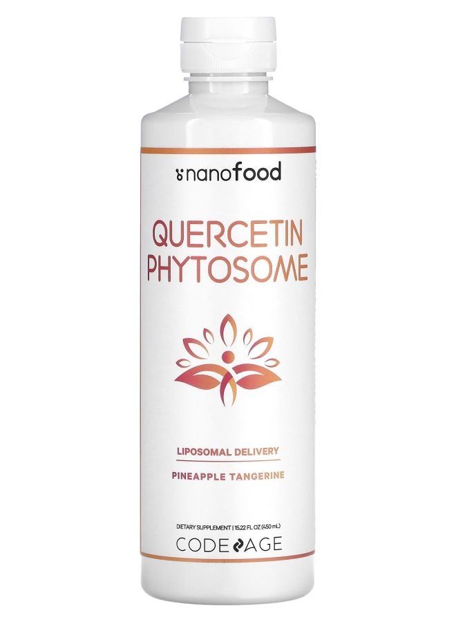 Codeage Quercetin Phytosome Pineapple Tangerine 15.22 fl oz (450 ml)