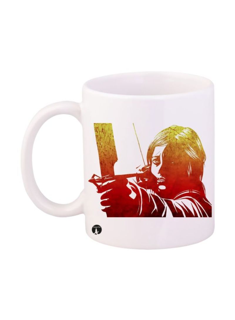 RKN The Last Of Us Printed Mug White/Red/Yellow Standard Size