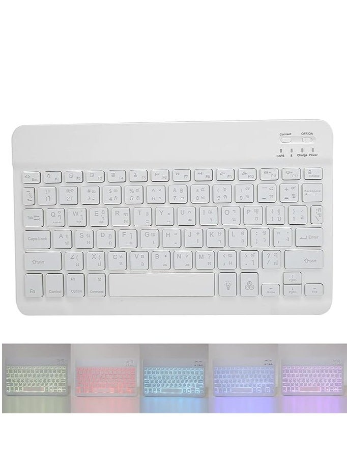 Orleans Cloud Ultra-Slim Bluetooth Keyboard | Compatible with iPad 10.2-inch/9.7-inch, iPad Air 10.5, iPad Pro 11/12.9, iPad Mini 5/4, iPhone, and Other Bluetooth Enabled Devices  - Image 4