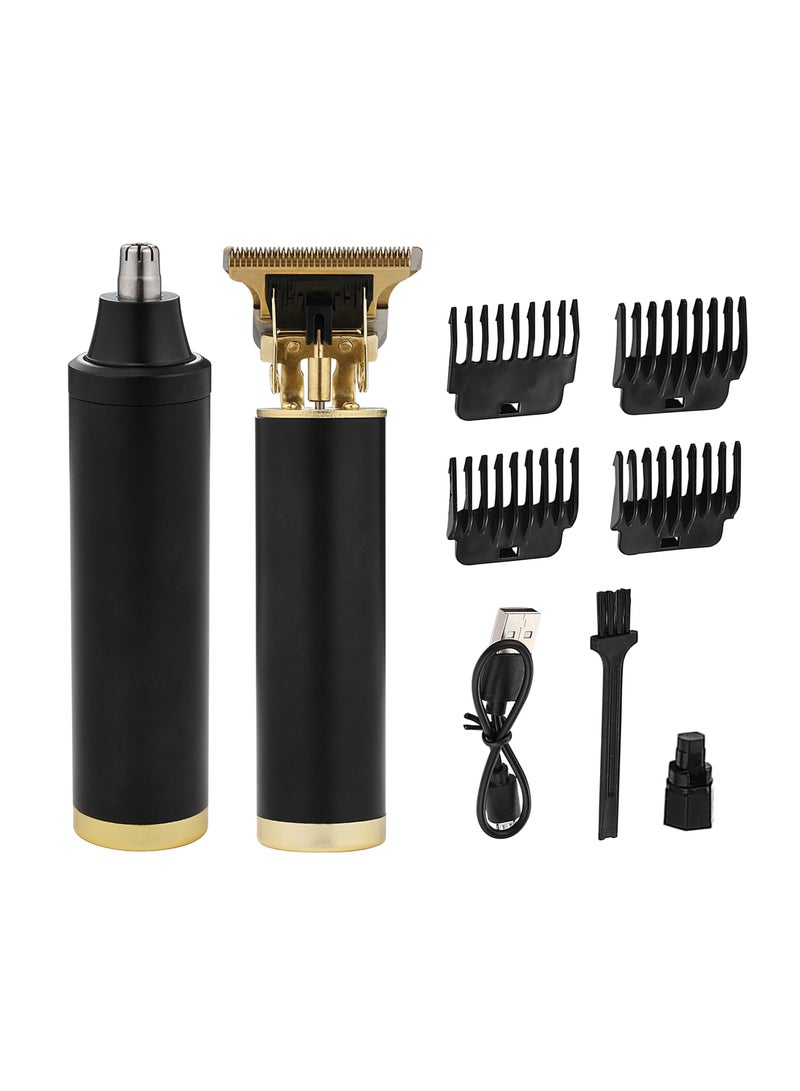 لوازم ماكينة حلاقة 3 في 1 محمولة متعددة الوظائف قابلة لإعادة الشحن - ماكينة حلاقة لاسلكية للرجال تشمل رأس حلاقة أحادي، ماكينة تشذيب الشعر، ورأس لإزالة شعر الأنف - مناسبة للحية، الوجه، الأنف، الرقبة، واحتياجات العناية اليومية - Image 1