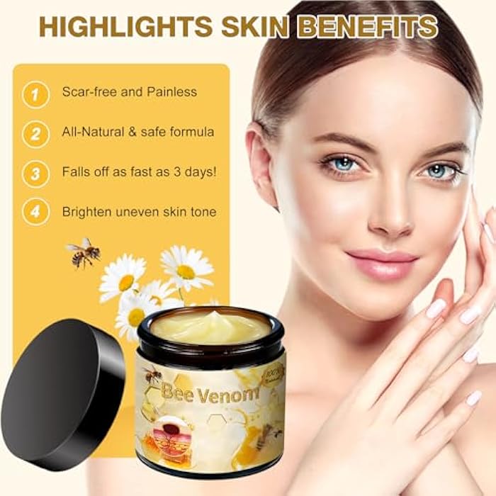 Grenben Bee Venom Skin Treatment Cream, Professional Bee Venom Correcting Cream for All Skin Types (2PCS) - Image 2
