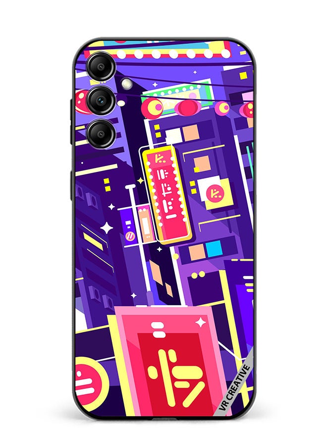 VR CREATIVE Protective Case Cover For Samsung Galaxy A54 Evening Chinese City Design Multicolour - Image 1