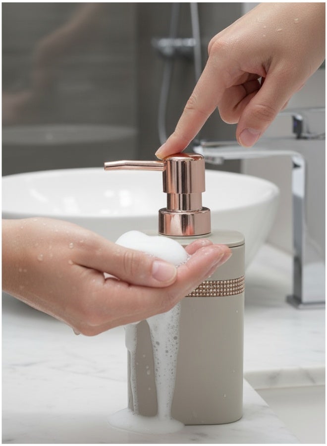 Refillable Soap Dispenser with Pump – Premium Liquid Hand Soap Dispenser for Bathroom and Kitchen – Durable and Stylish Soap Pump for Sink, Counter, Shower, and Handwashing (400ml) - Image 4