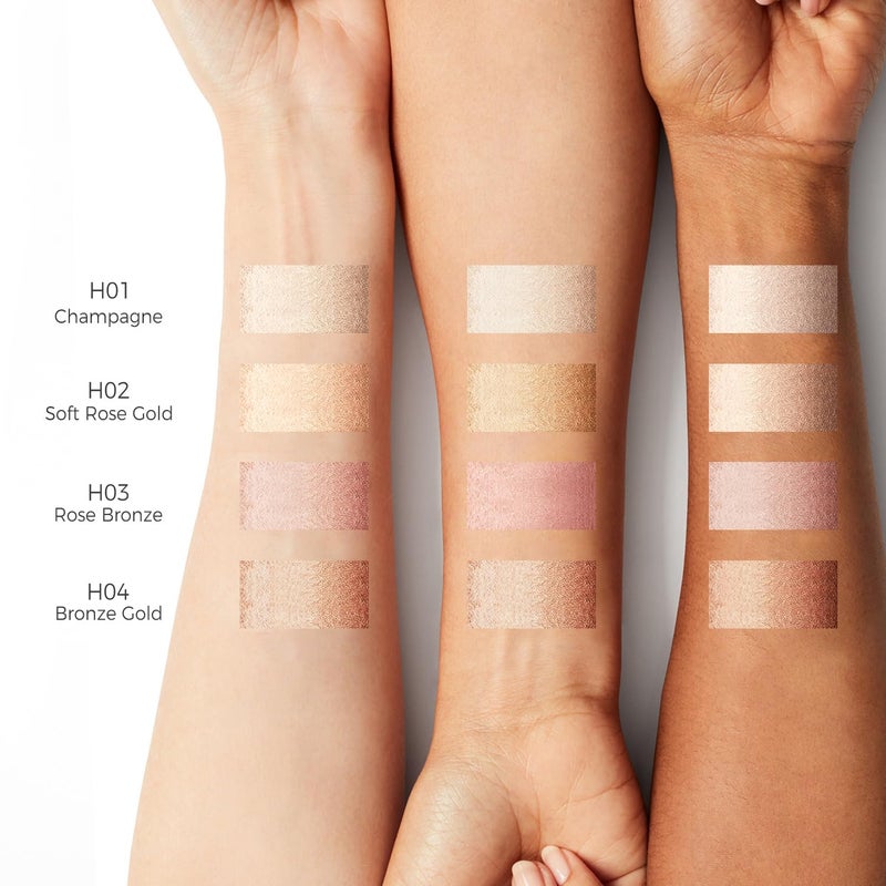 MYMERRY Dewy Highlighter Makeup 15g/0.53fl.Oz, Highlighter Makeup Stick for Face and Body, Radiant & Shimmer Glow, Buildable Color for All Day | Vegan & Cruelty-Free | Champagne Beige Gold - Image 5