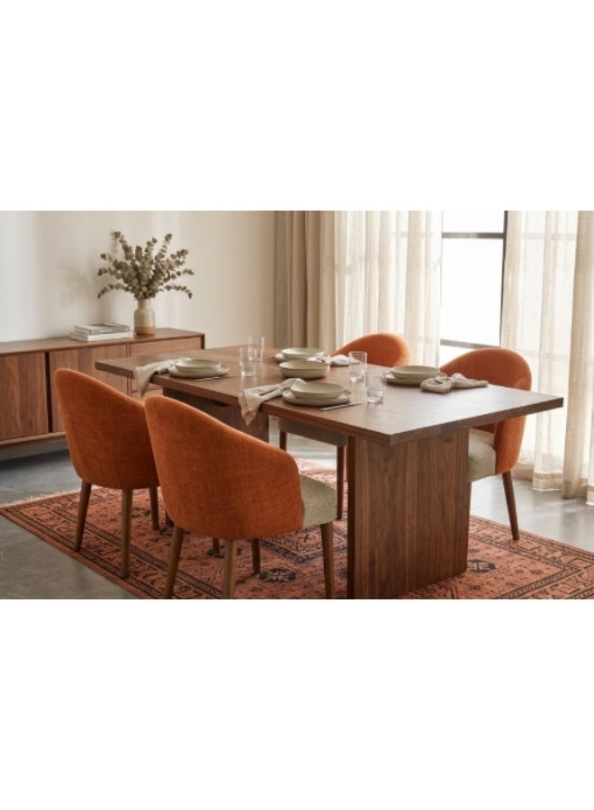 AREEN Modern Upholstered Dining Chair with Premium Linen Fabric, Super Soft Foam & Solid Swedish Wood Legs Home Dining & Accent Chair - Image 3