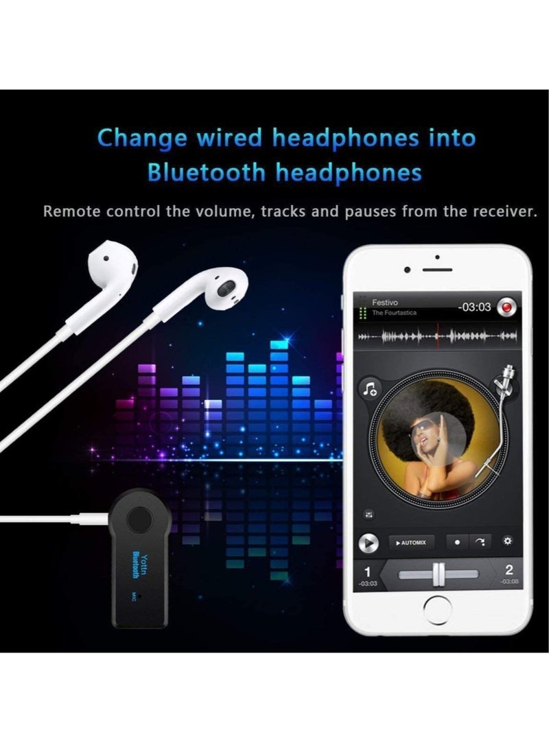 ELTRAZONE Bluetooth Music Audio Stereo Adapter Receiver for Car AUX IN Home Speaker MP3  - Image 3