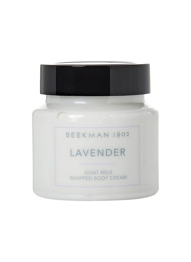 Beekman 1802 Whipped Body Cream Lavender 8 Oz Pure Goat Milk Formula For Clear Soft Skin Good For Sensitive Skin Cruelty Free  - Image 1