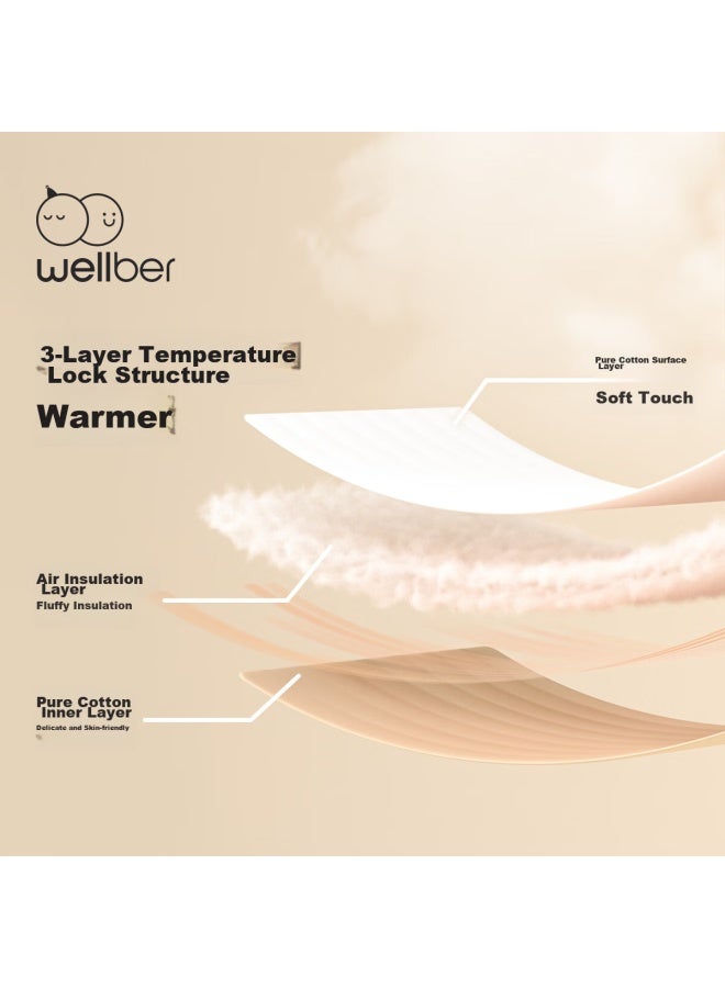 Wellber Infant Sleeping Bag For 3-6 Year Old Babies, Children's Spring And Autumn Home Wear, Dreamland 110cm - Image 1