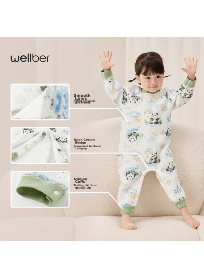 Wellber Infant Sleeping Bag For 3-6 Year Old Babies, Children's Spring And Autumn Home Wear, Dreamland 110cm - Image 3