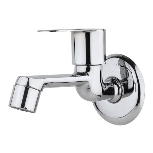 BATH GURU F-Series Brass Long Bib Tap for Bathroom, Kitchen, Pack of 1, Chrome Plated - Image 4