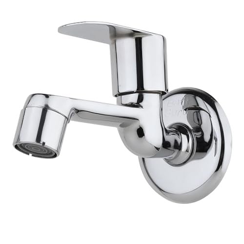 BATH GURU F-Series Brass Long Bib Tap for Bathroom, Kitchen, Pack of 1, Chrome Plated - Image 2