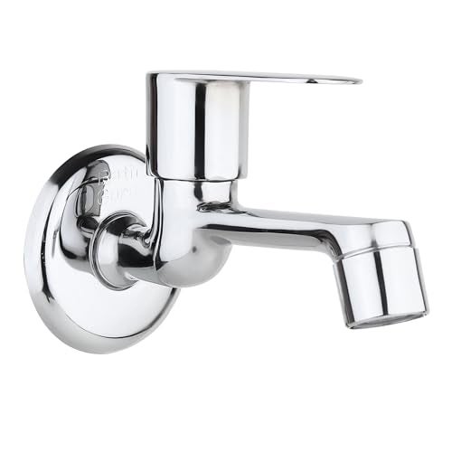 BATH GURU F-Series Brass Long Bib Tap for Bathroom, Kitchen, Pack of 1, Chrome Plated - Image 1