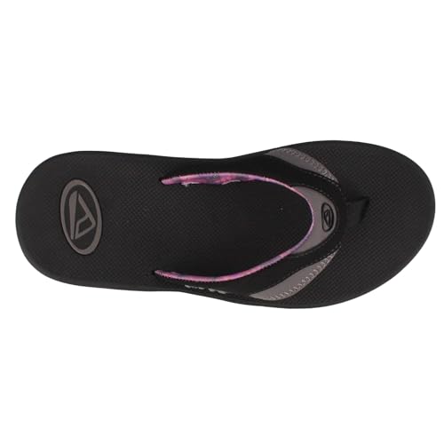 REEF FANNING Sandals - Women's, BLACK/GREY 7 - Image 3