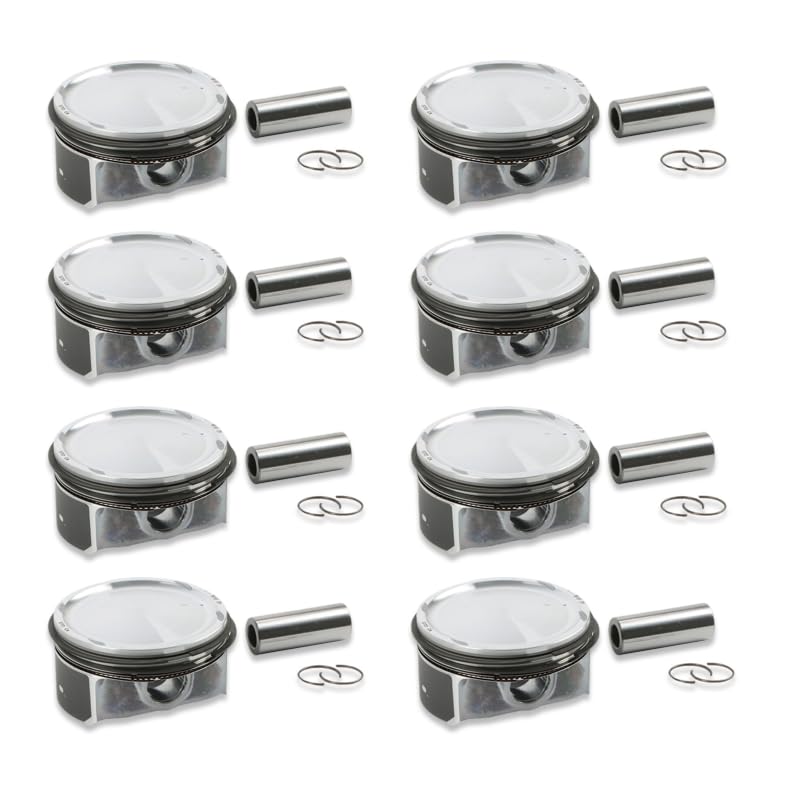 CYCWER AJ133 Piston Ring Kit 8pcs Piston Rings Fits for 20132018 Range Rover 50L Fits for 20112018 Range Rover Sport 50L Engine Aftermarket Parts Replace OE AJ133