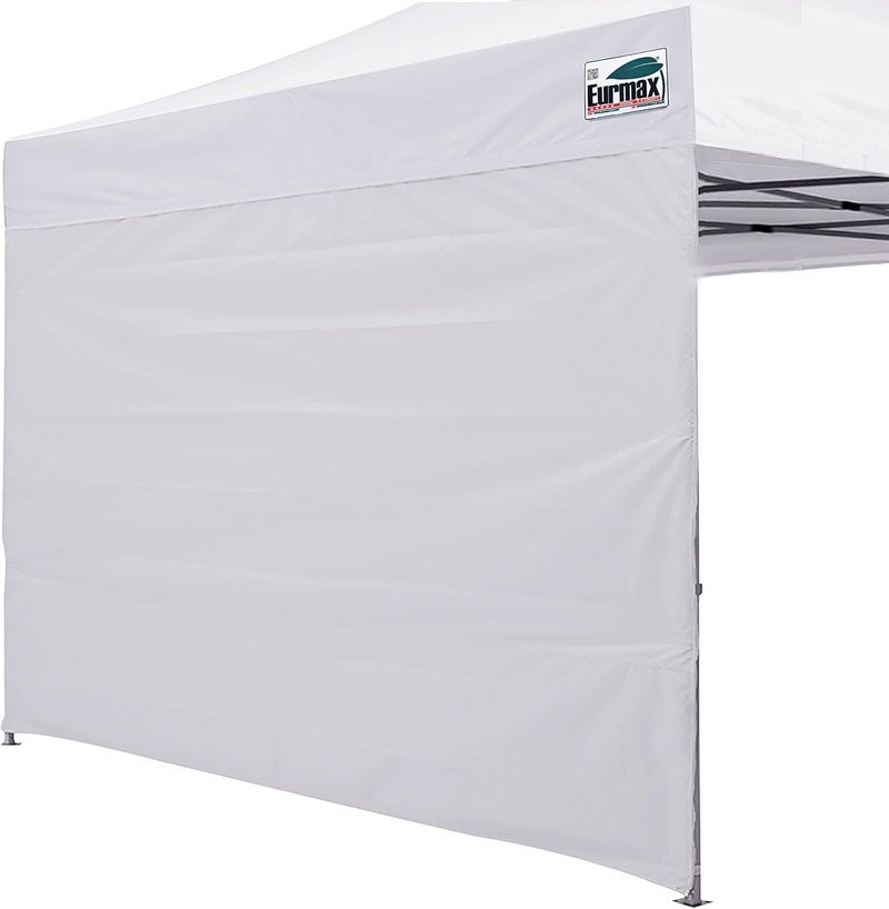 Eurmax USA Instant Canopy Sidewall Tent (8x8, White) - Image 1