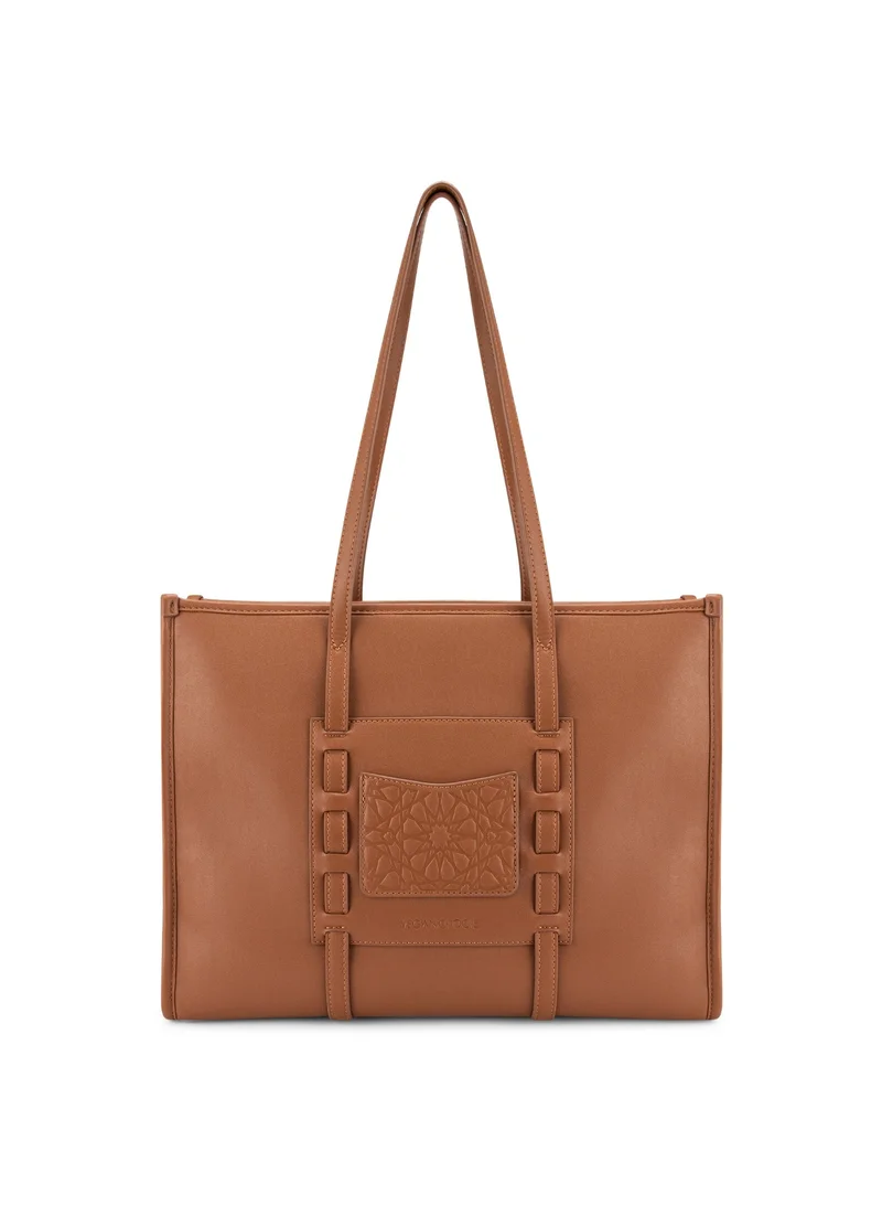 Arabesque Tote in Dunes Made from Bamboo Fiber