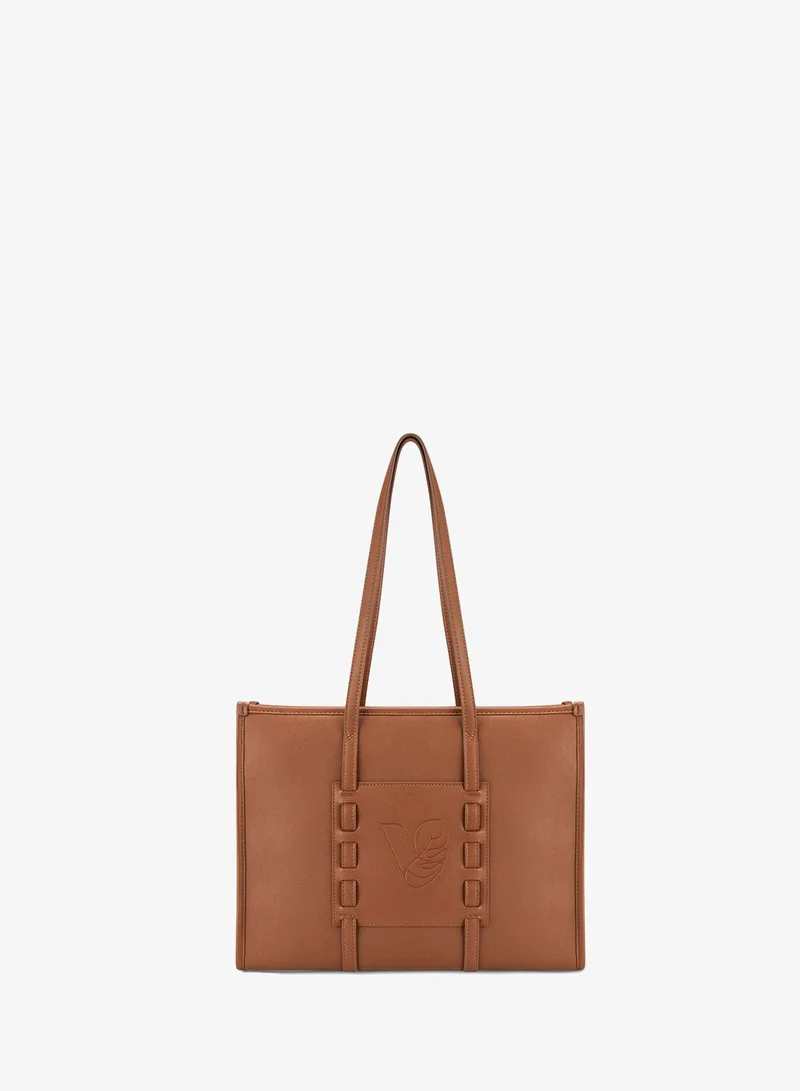 Veganologie Arabesque Tote in Dunes Made from Bamboo Fiber