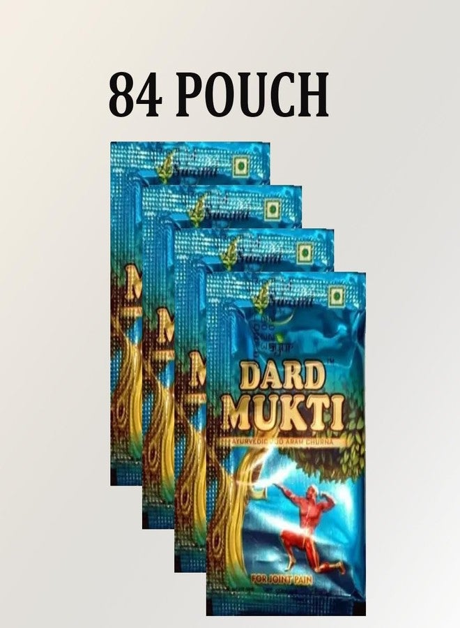 Blue Dard Mukti Powder Herbal Supplements For Joint Pain Relief pack of 84 - Image 2