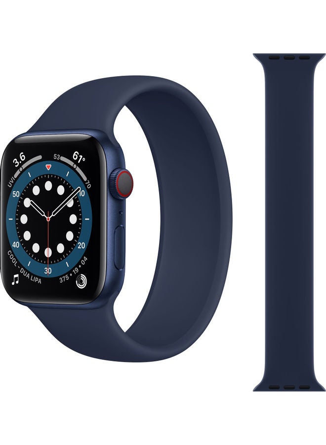 Perfii Solo Loop Band for Apple Watch Navy Blue - Image 1