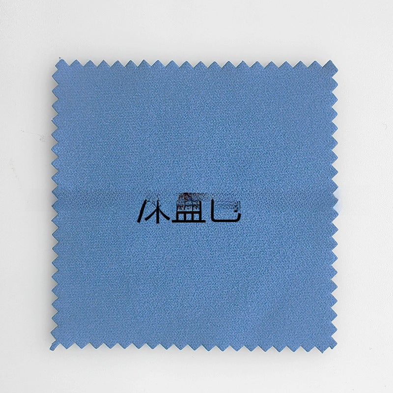 Generic Double-Sided Velvet Jewelry Polishing Cloth Blue 