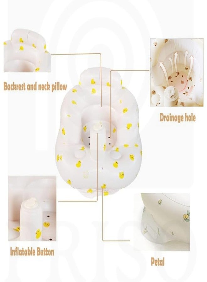 PRISO Baby Inflatable Seat for Infant Support, Toddler Babies 3 Months Chair for Sitting Up, Home, Travel, Garden and Outdoor Camping Use. (Multicolor) - Image 4