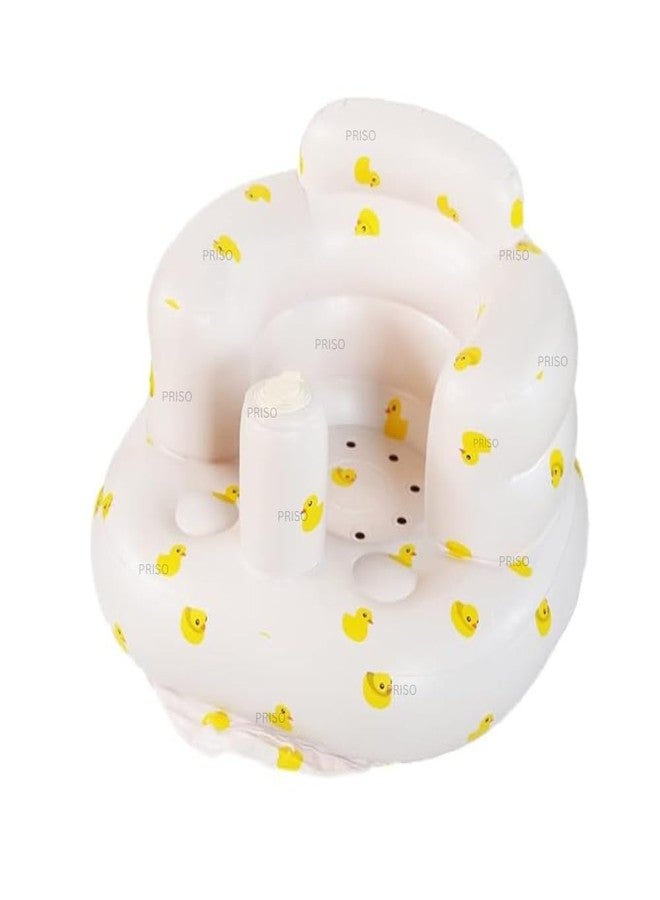 PRISO Baby Inflatable Seat for Infant Support, Toddler Babies 3 Months Chair for Sitting Up, Home, Travel, Garden and Outdoor Camping Use. (Multicolor) - Image 1