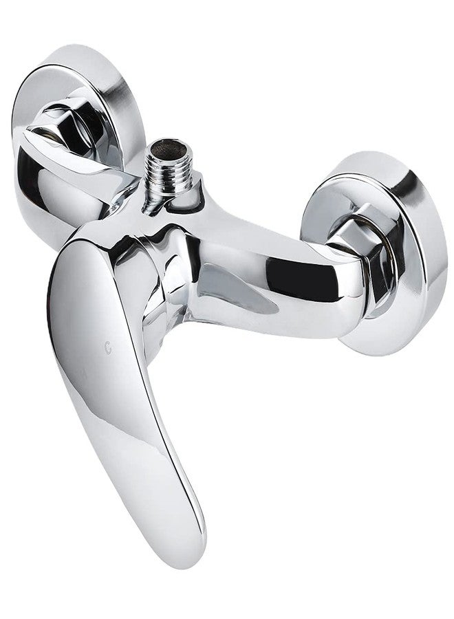 POCREATION /2 Thread Shower Valve, Wall-in Concealed Copper Shower Mixer Valve, Bathroom Shower Valve, Cold Hot Water Mixing Valve Accessory, for Household(Water Outlet Upwards), Shower - Image 5