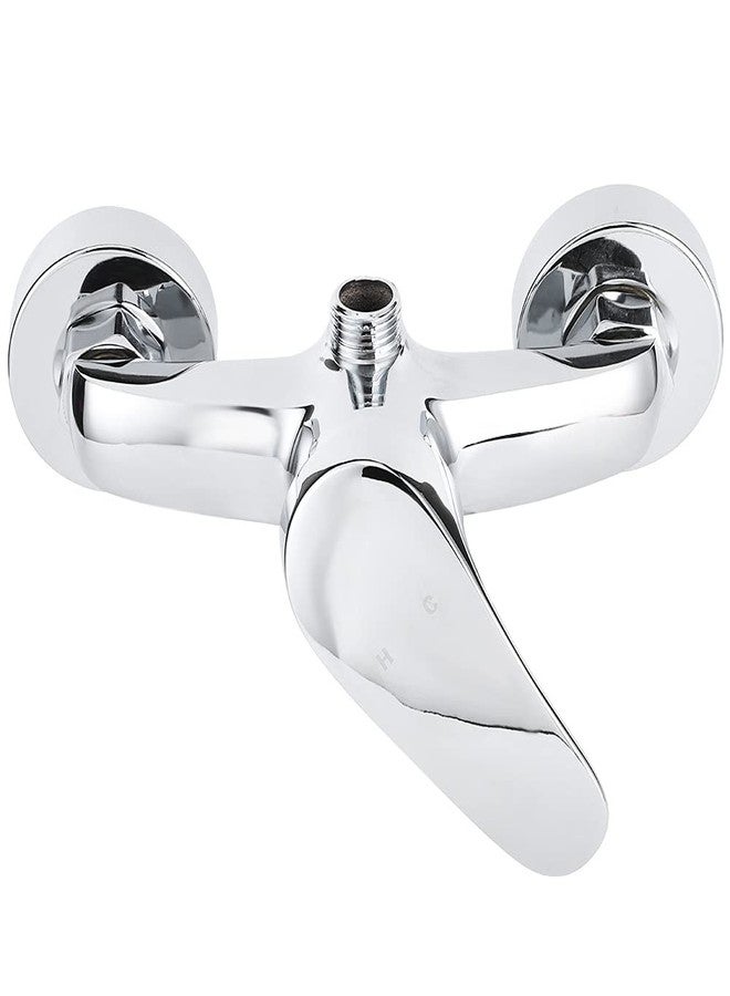 POCREATION /2 Thread Shower Valve, Wall-in Concealed Copper Shower Mixer Valve, Bathroom Shower Valve, Cold Hot Water Mixing Valve Accessory, for Household(Water Outlet Upwards), Shower - Image 4