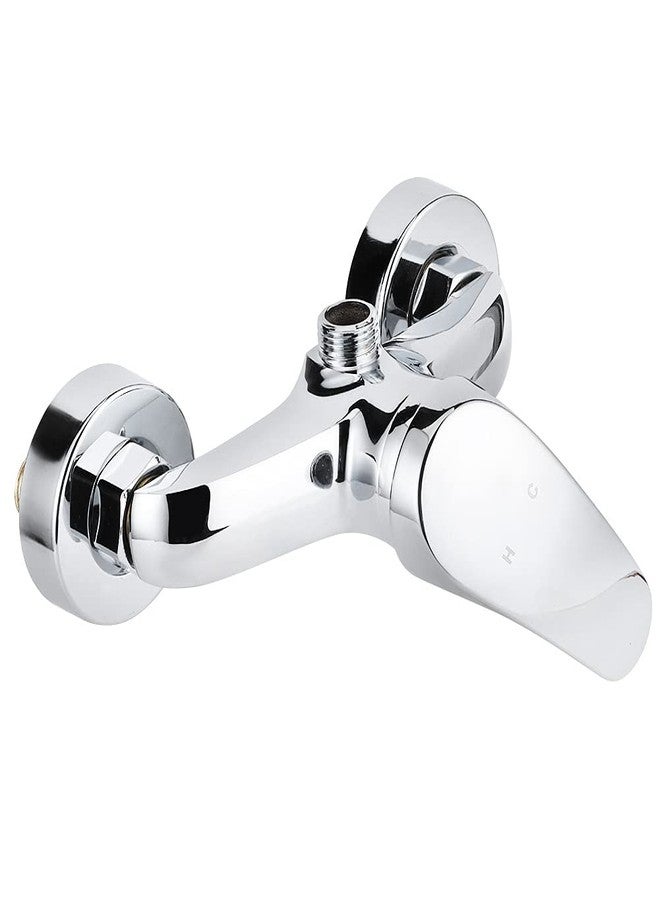 POCREATION /2 Thread Shower Valve, Wall-in Concealed Copper Shower Mixer Valve, Bathroom Shower Valve, Cold Hot Water Mixing Valve Accessory, for Household(Water Outlet Upwards), Shower - Image 2