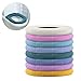 Kingdder 8 Pieces Soft Toilet Seat Cover Pads Washable Toilet Seat Cushion Elongated Stretchable Toilet Seat Warmer - Image 2