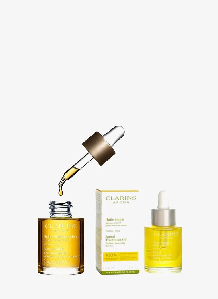 Clarins Nourishing & Soothing Face Oil Duo Set