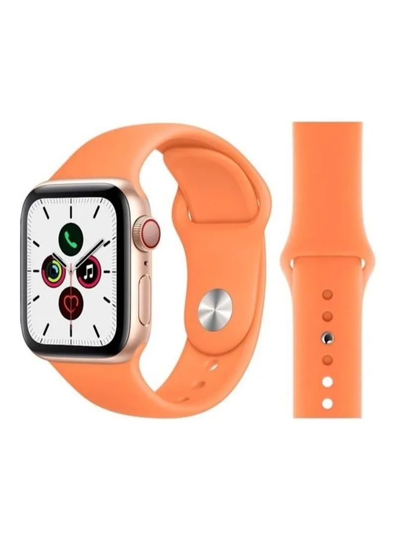 Apple Watch Band Replacement Strap For Series 5/6/7 42/44/45mm Orange - Image 1
