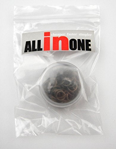 ALL in ONE 16 Gram/100pcs 8mm Antique Bronze Plated Open Jump Ring with Storage Box - Image 4
