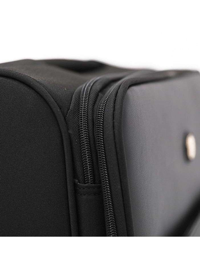 DKNY STREET CRED soft side luggage on wheels for Unisex | Ultra Lightweight ABS on with Spinner wheels 4 Color Black  - Image 2