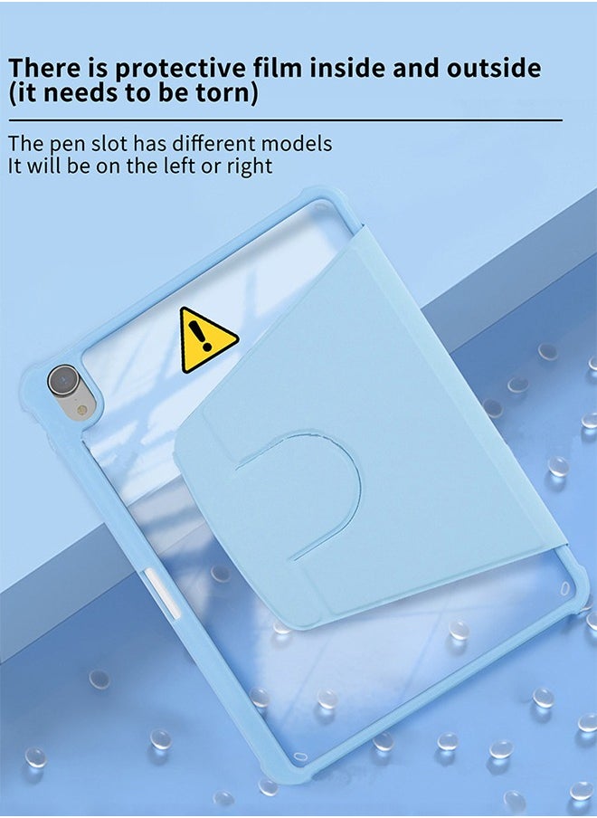 ESSAGER - Protective Case Cover, Protective Stand Cover for Apple iPad Pro 11 inch (2018/2020/2021/2022) Generation with Pencil Holder, 360° Rotating with Auto Sleep/Wake - Image 1
