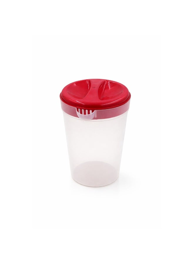 IDEAL PACK Premium Plastic Water Jug with Lid & Handle – 1 gallon Capacity Transparent Pitcher with Red Cover – Durable Food-Grade Water, Juice & Beverage Storage Jug for Home, Kitchen, Fridge & Serving Use - Image 3