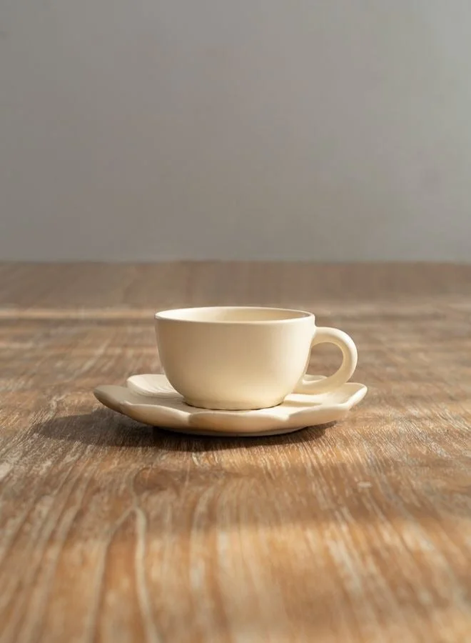 كيوريت هوم Flower Tea Cup and Saucer