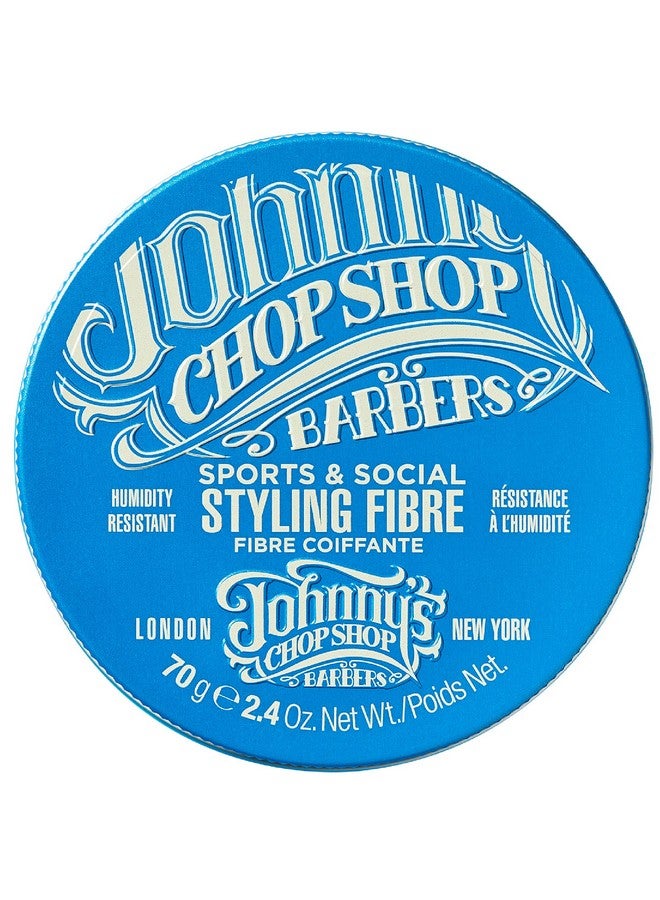 Johnny's Chop Shop Sports & Social Fibre Mens Grooming & Hair Styling Humidity Resistant Endurance Strong Hold Gel Paste Beeswax 2.4 Oz (Pack Of 1) - Image 1