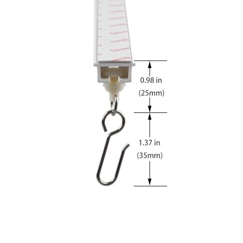 TYRON TYRON TYRON Carrier Roller with Hooks for Adhesive Curtain Track (Set of 24) - Image 2
