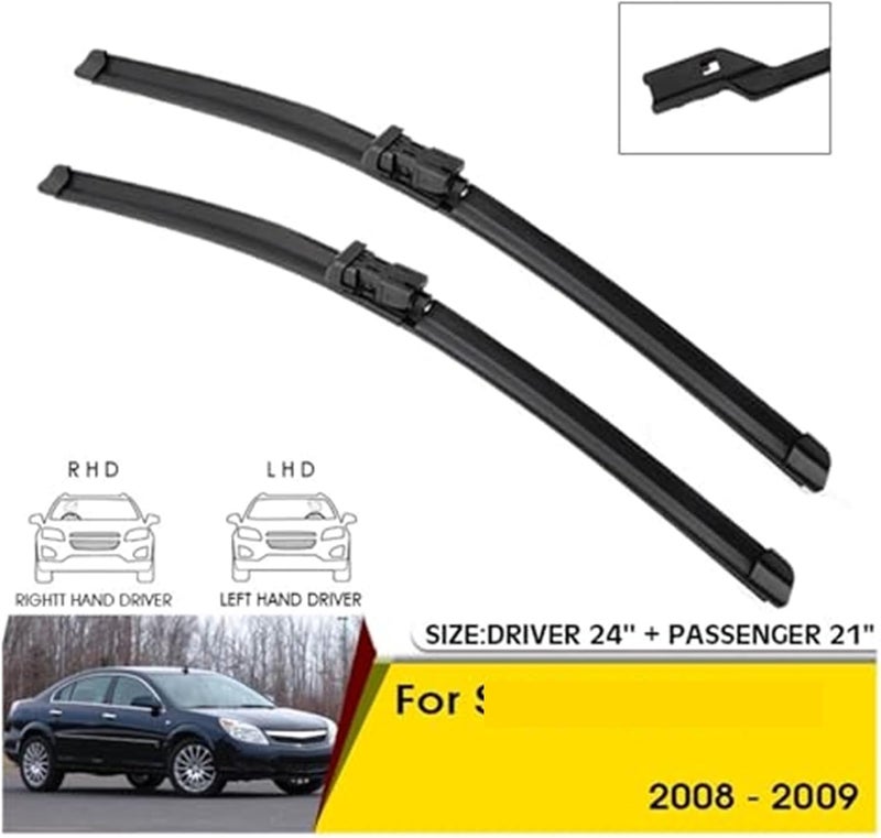Wivplex Car Front Wiper Blades for Saturn Aura 2008-2009 - Image 4