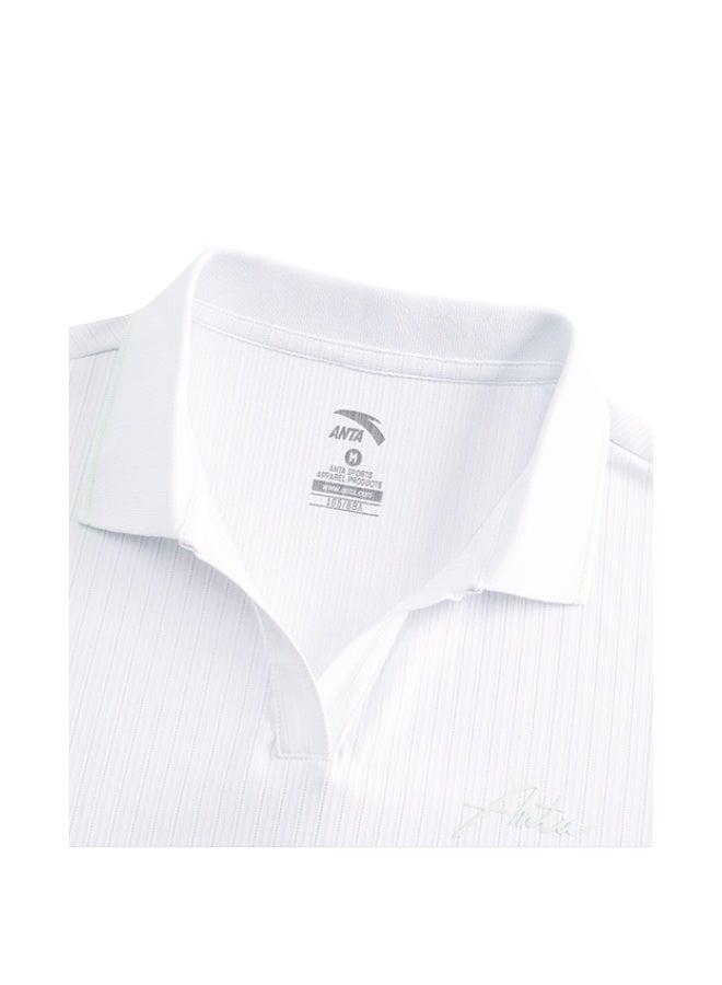 ANTA Women’s Cooling Slim-Fit Sports Shirt/IceSilk Polo/IceSkin Technology · Antimite Protection · Flattering Fit - Image 4