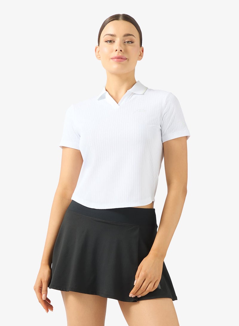 ANTA Women’s Cooling Slim-Fit Sports Shirt/IceSilk Polo/IceSkin Technology · Antimite Protection · Flattering Fit - Image 1